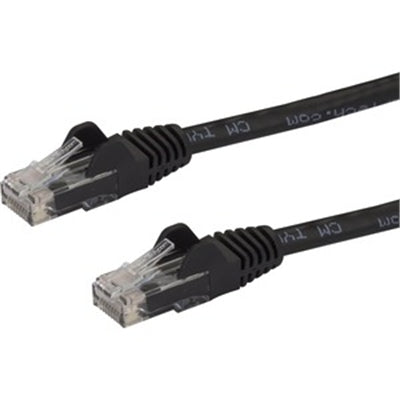 3 Ft Snagless CAT6 Ethernet Cable - High-Speed Black Networking Patch Cable by Startech.com