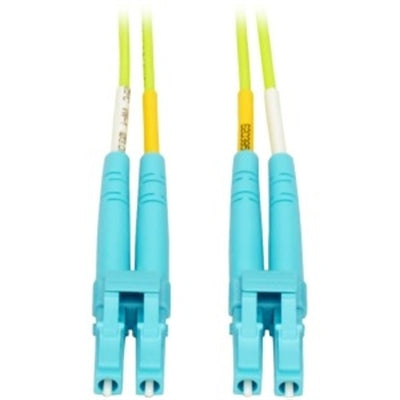 3M OM4 Duplex LC to LC Fiber Cable - 10Gb/100Gb Multimode 50/125 Aqua, High Performance Connectivity