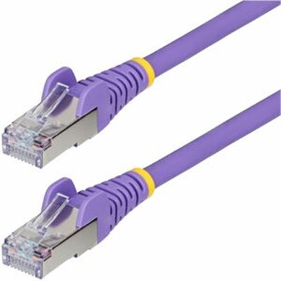 Startech 6-Ft CAT6a Ethernet Cable, 10Gbps, Snagless LSZH, 100W PoE, Purple, Enhanced Signal Reliability