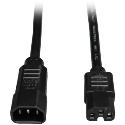 6Ft Heavy Duty 16A 14AWG Pwr Cord – C14 to C15 Computer Power Cable by Tripp Lite
