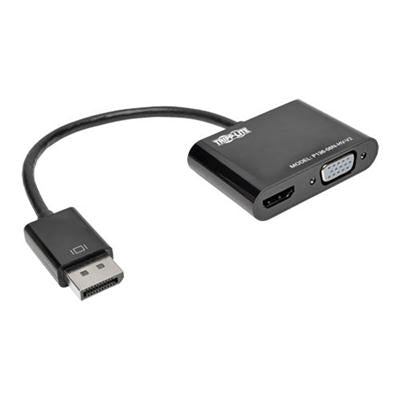4K DisplayPort to HDMI and VGA Adapter Converter by Eaton TrippLite - Multi-Monitor Setup