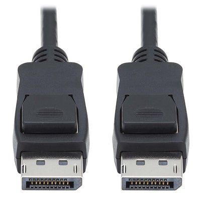 Eaton TrippLite DP 1.4 Cable - 8K UHD, HDR, 1ft Black DisplayPort Male to Male, Latching Connectors