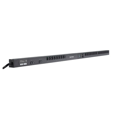 MBO Switched PDU 30A 120V with 24 NEMA 5-20R Outlets and 10ft Cord, 0U Rack Mount, 3yr Warranty