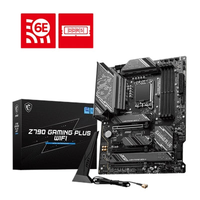 MSI Z790 Gaming Plus WiFi ATX Motherboard with Intel WiFi 6E Support