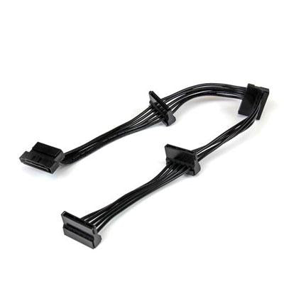 Startech 4-Way SATA Power Splitter Cable - Expand Power Connections with One Male to Four Female Connectors