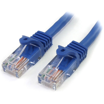 50 Ft. Blue Snagless Cat 5e UTP Patch Cable - High-Quality 350 MHz Connectivity by StarTech