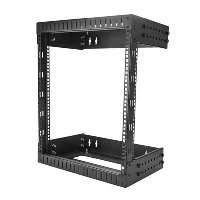 Adjustable 12U Wall-Mount Rack for Secure Storage of Server and Networking Equipment