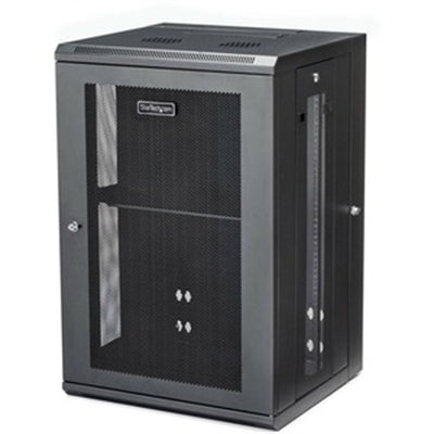 20" 18U Wall Mount Rack - Hinged Server Cabinet with 20 Inch Depth for Networking