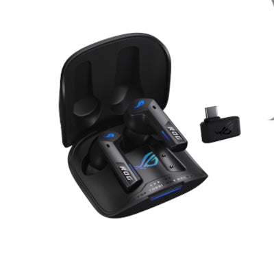 ASUS ROG Cetra TWS Gaming Headphones - 24-Hour Battery, 2.4GHz & Bluetooth 5.3, Adaptive ANC