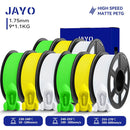 JAYO PETG Filament 1.75mm - 9 Rolls for Fast, Reliable 3D Printing with Matte Finish 3GN3YL3WT United States