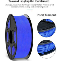 SUNLU PLAPLUS 1.75mm Filament 5kg - Tangle-Free, Eco-Friendly, Odorless, Bright Color