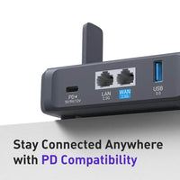 GL.iNet GL-BE3600 Slate 7 Dual-Band WiFi 7 Portable Travel Router for Fast Connectivity