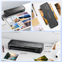Bonsaii 9-Inch Thermal Laminator With Never Jam Technology - Perfect For Home, Office & School