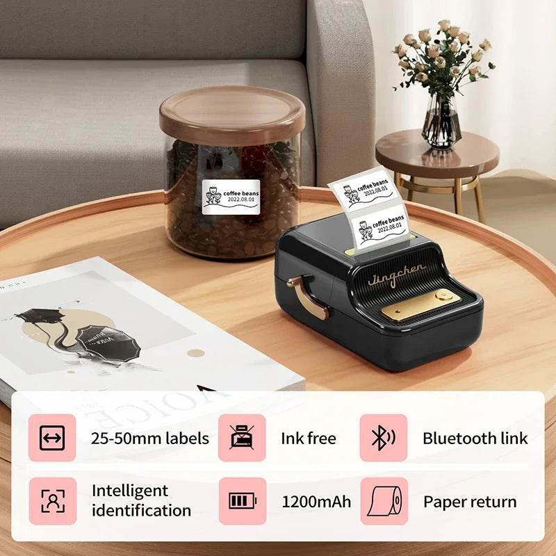 Niimbot B21 Mini Bluetooth Thermal Printer | Inkless Labels for Home, Office & Crafts