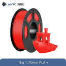 Anycubic PLA Plus 1.75mm 5Kg Natural Filament for Kobra S1C - Precision 3D Printing Material Red 5kg United States