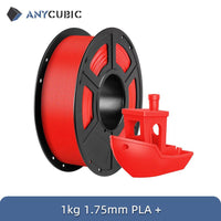 Anycubic PLA Plus 1.75mm 5Kg Natural Filament for Kobra S1C - Precision 3D Printing Material Red 5kg United States