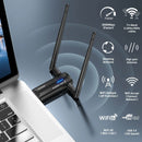EDUP AX1672 USB 3.0 WiFi 6E Adapter | Tri-Band 3000Mbps | High-Gain Antenna for Extended Range