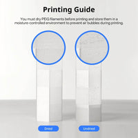 ANYCUBIC PETG-PLA 1.75mm Clear Multicolor Filament for Kobra 3 S1C - Vibrant, Strong Prints