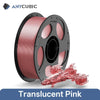ANYCUBIC PETG-PLA 1.75mm Clear Multicolor Filament for Kobra 3 S1C - Vibrant, Strong Prints Clear-pink United States