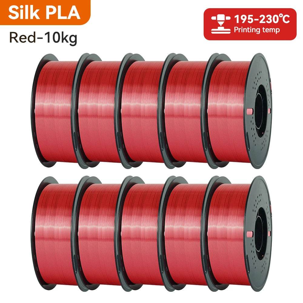 10kg Silk PLA Red / United States