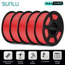 Sunlu PLA Plus 1.75mm 5Kg Colorful Filament for Vivid 3D Printing and Strong, Smooth Output PLA PLUS Cherry red United States