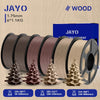 JAYO Wood PLA 3D Filament 1.75mm 1.1kg - 6 Roll Set with Authentic Wood Texture & Finish 2WL-2CW-WD-MW United States