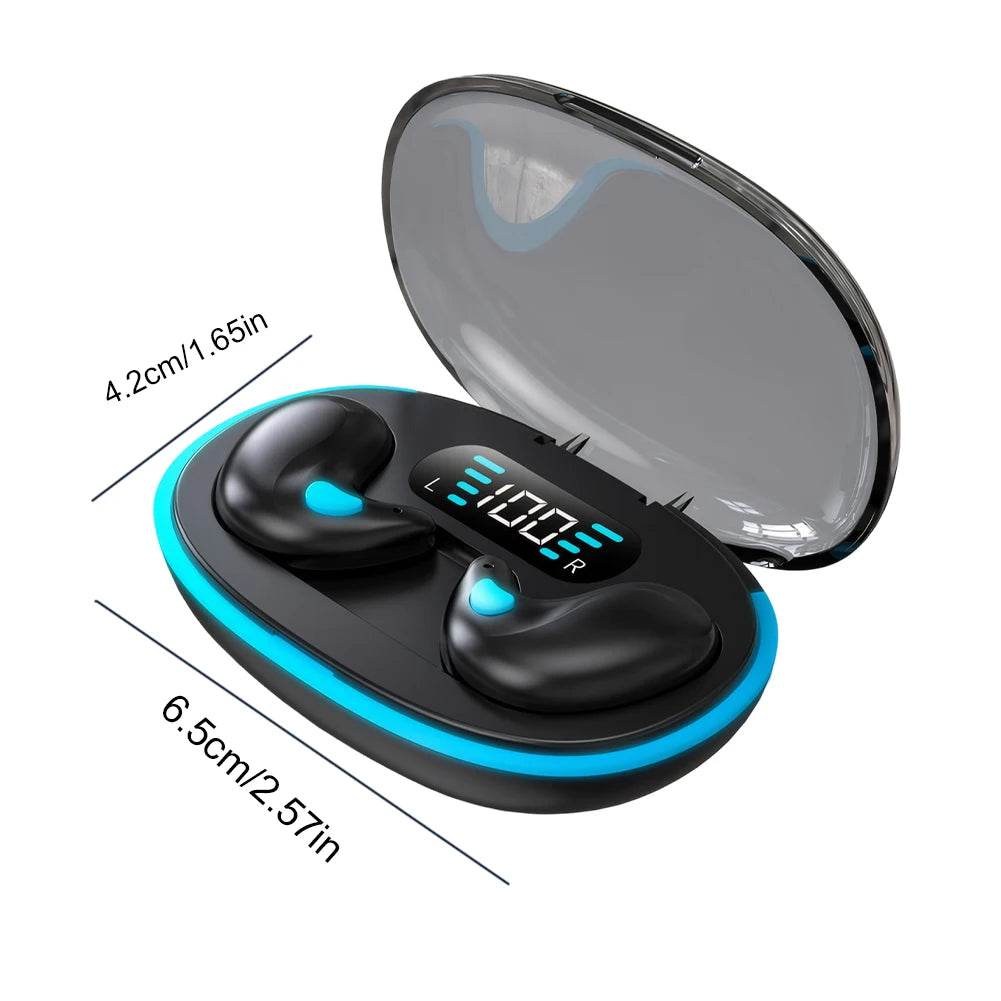 Xiaomi Invisible Bluetooth 5.3 Earbuds by ALLOYSEED showcasing their sleek design in a charging case, emphasizing portability and style, perfect for users seeking wireless HiFi stereo sound.