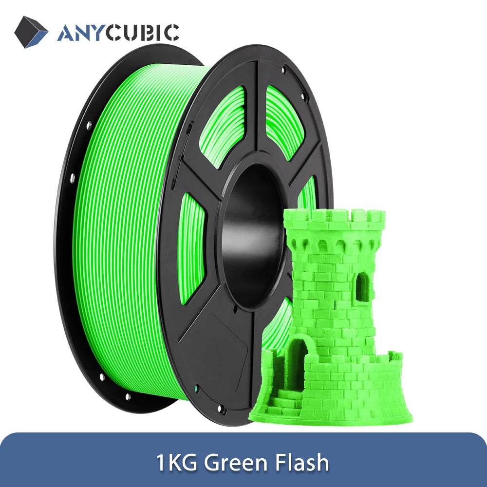 Anycubic PLA Plus 1.75mm 5Kg Natural Filament for Kobra S1C - Precision 3D Printing Material Green 5kg United States