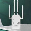 LAIMANEI 1200Mbps Dual Band WiFi Repeater with 4 Antennas & WAN/LAN Port for Seamless Connectivity