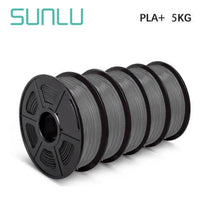 Sunlu PLA Plus 1.75mm 5Kg Colorful Filament for Vivid 3D Printing and Strong, Smooth Output PLA PLUS 5 Grey United States
