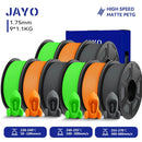 JAYO PETG Filament 1.75mm - 9 Rolls for Fast, Reliable 3D Printing with Matte Finish 3GN3OR3GY United States
