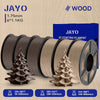 JAYO Wood PLA 3D Filament 1.75mm 1.1kg - 6 Roll Set with Authentic Wood Texture & Finish 3WL-3WD United States