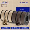JAYO Wood PLA 3D Filament 1.75mm 1.1kg - 6 Roll Set with Authentic Wood Texture & Finish 3MW-3WL United States