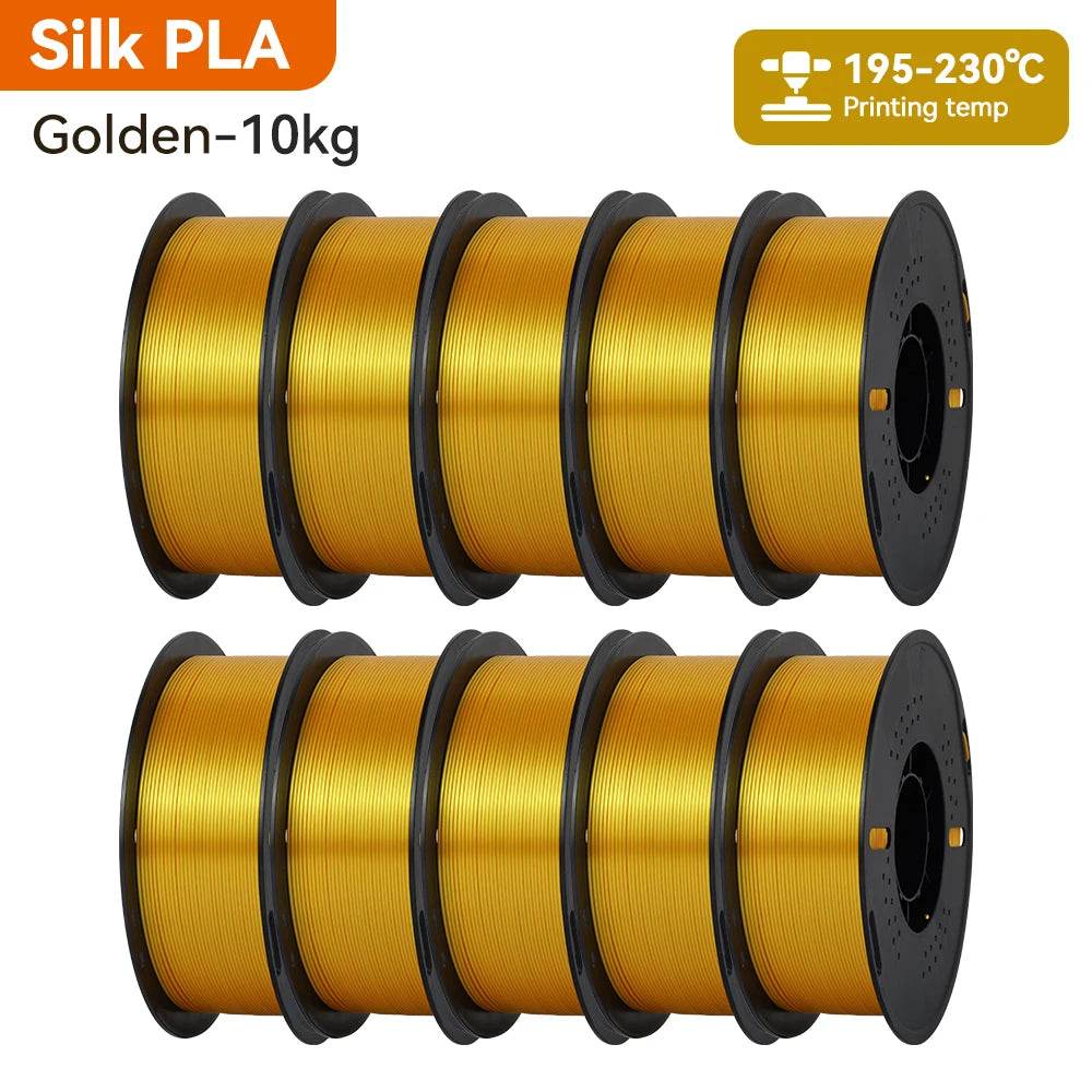 10kg Silk PLA Golden / United States
