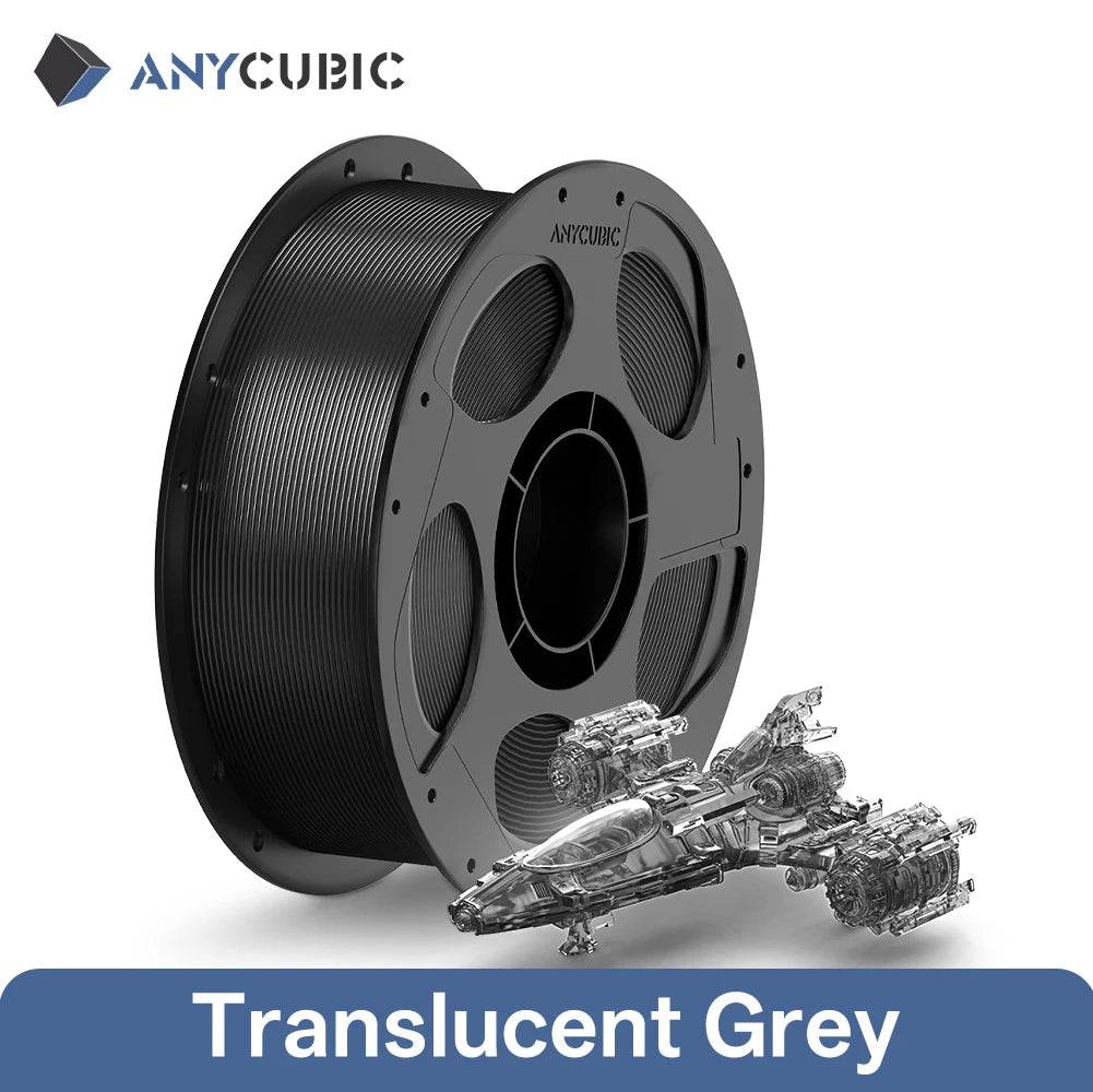 ANYCUBIC PETG-PLA 1.75mm Clear Multicolor Filament for Kobra 3 S1C - Vibrant, Strong Prints Clear-grey United States
