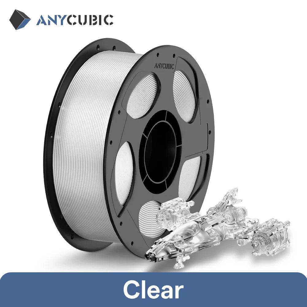 ANYCUBIC PETG-PLA 1.75mm Clear Multicolor Filament for Kobra 3 S1C - Vibrant, Strong Prints Clear United States