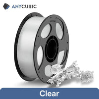 ANYCUBIC PETG-PLA 1.75mm Clear Multicolor Filament for Kobra 3 S1C - Vibrant, Strong Prints Clear United States