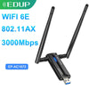 EDUP AX1672 USB 3.0 WiFi 6E Adapter | Tri-Band 3000Mbps | High-Gain Antenna for Extended Range AX1672 United States