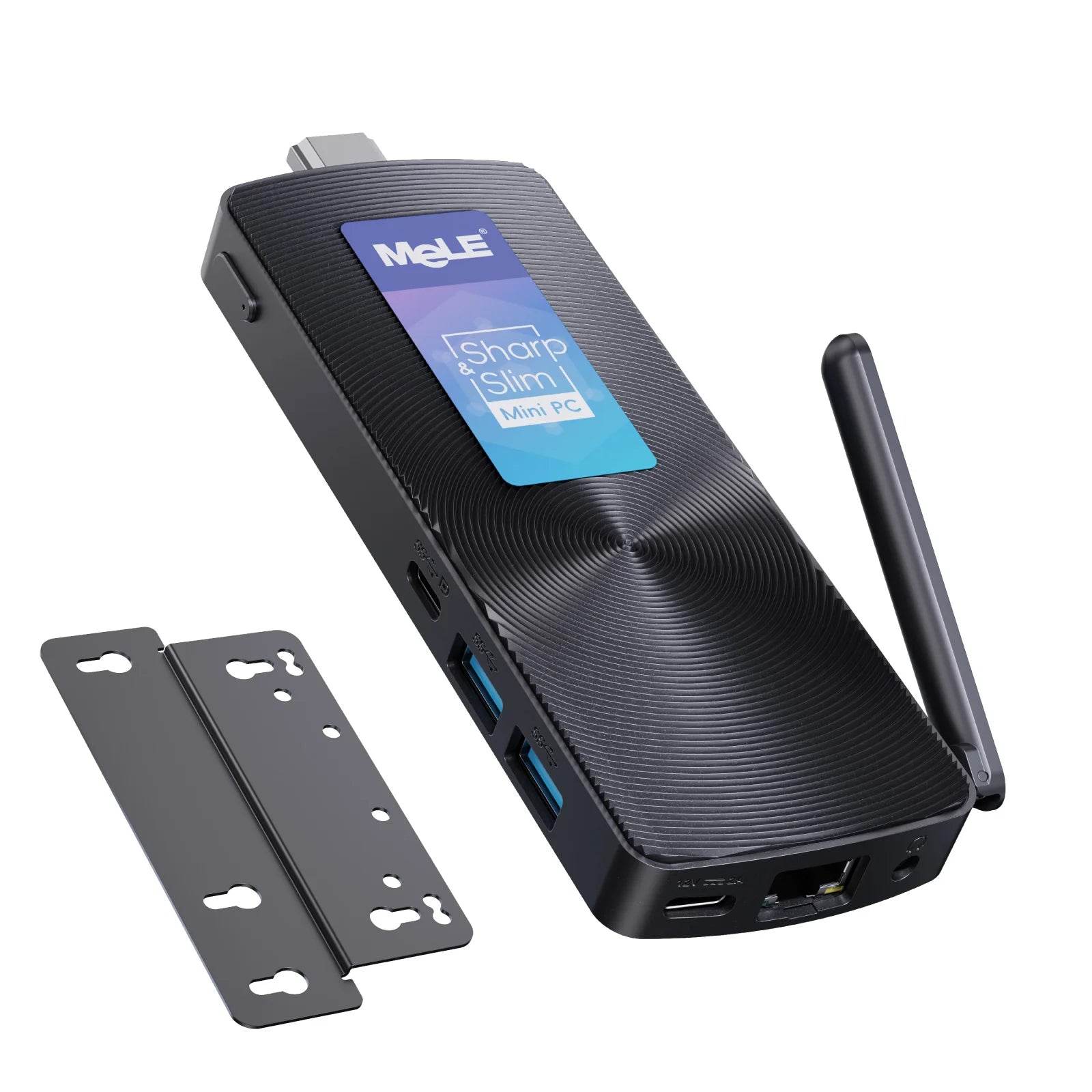 MeLE N100 Mini PC Stick - 8GB RAM, 256GB Storage, 4K HDMI, Fanless Design for Quiet Performance