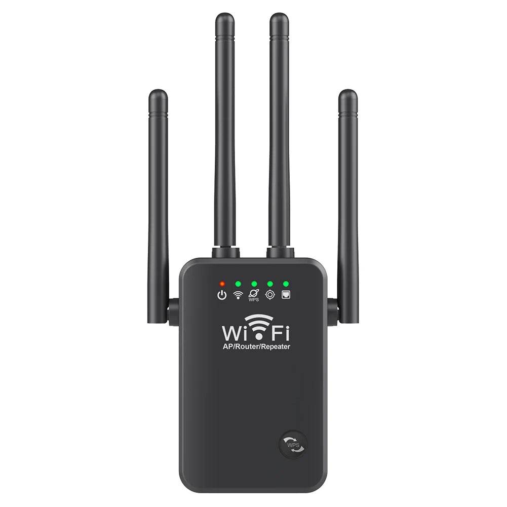 ALLOYSEED 2.4 GHz Long Range WiFi Extender with 4 Antennas & Ethernet Port, Easy Setup United States