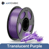 ANYCUBIC PETG-PLA 1.75mm Clear Multicolor Filament for Kobra 3 S1C - Vibrant, Strong Prints Clear-purple United States