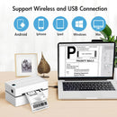 TakeYou SwiftLabel Portable 4x6 Thermal Printer 300DPI - WiFi & USB with Ink-Free Technology