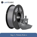 Anycubic PLA Plus 1.75mm 5Kg Natural Filament for Kobra S1C - Precision 3D Printing Material Silver 5kg United States