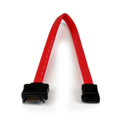 Startech 0.3m Red SATA Extension Cable - High-Speed Serial ATA 150/300/600 Connection