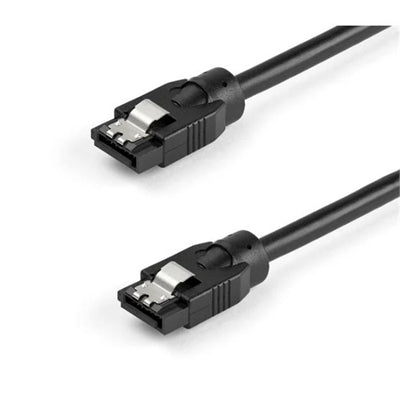 Startech 0.3M SATA III Cable - 6Gbps Round Cable with Latching Connectors for Secure Connection