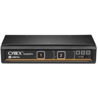 Vertiv CYBEX SC 2-Port Secure KVM Switch with Universal DP/H for Secure Single Display Control