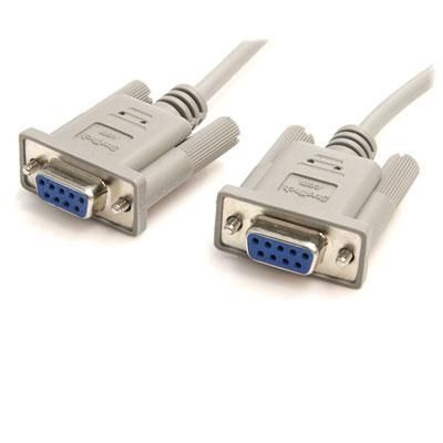 10 Ft RS232 Serial Null Modem Cable - Ideal For Reliable File Transfer And Connectivity