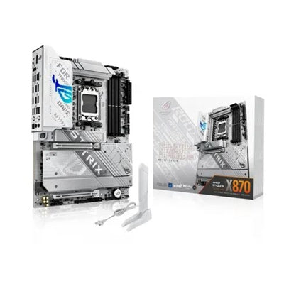 ASUS ROG Strix X870A Gaming Motherboard - AMD AM5, DDR5, WiFi 7, PCIe 5.0, 4x M.2, AI Overclocking