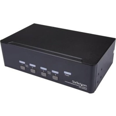 4-Port Dual DisplayPort KVM Switch - 4K 60Hz Resolution, Ideal for Multi-Display Setup