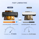 Bonsaii 9-Inch Thermal Laminator With Never Jam Technology - Perfect For Home, Office & School